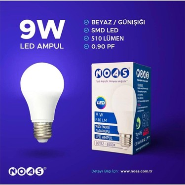 9W LED Ampul